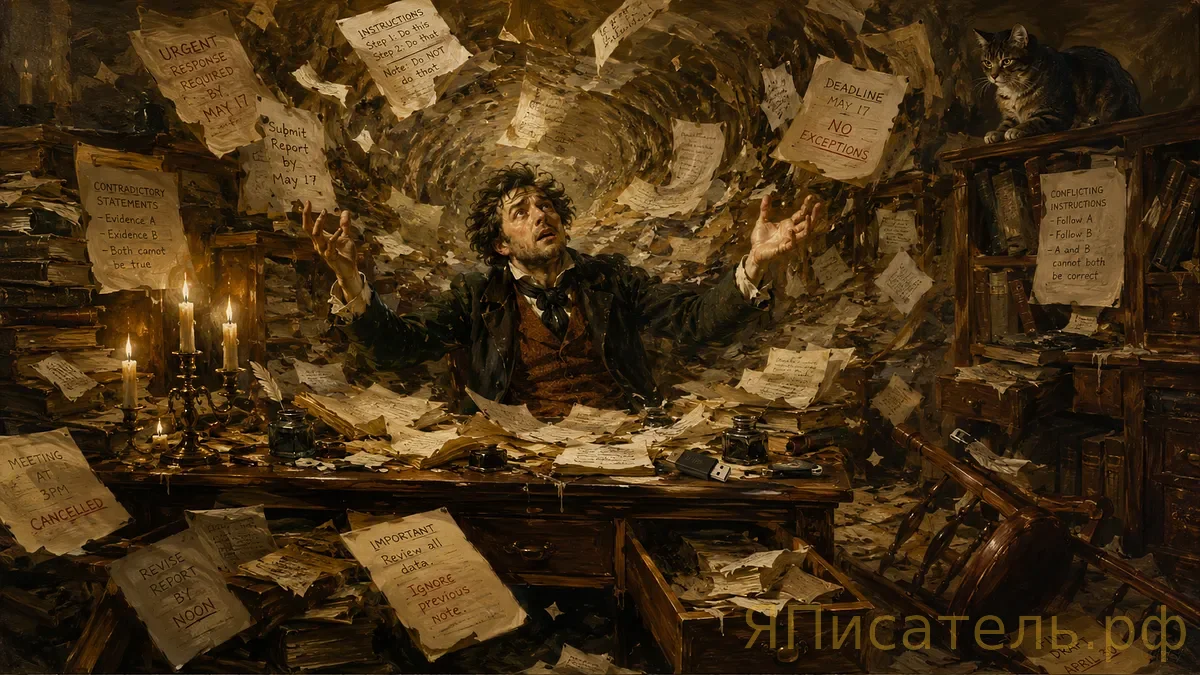 Избыток информации как пространство психического хаоса