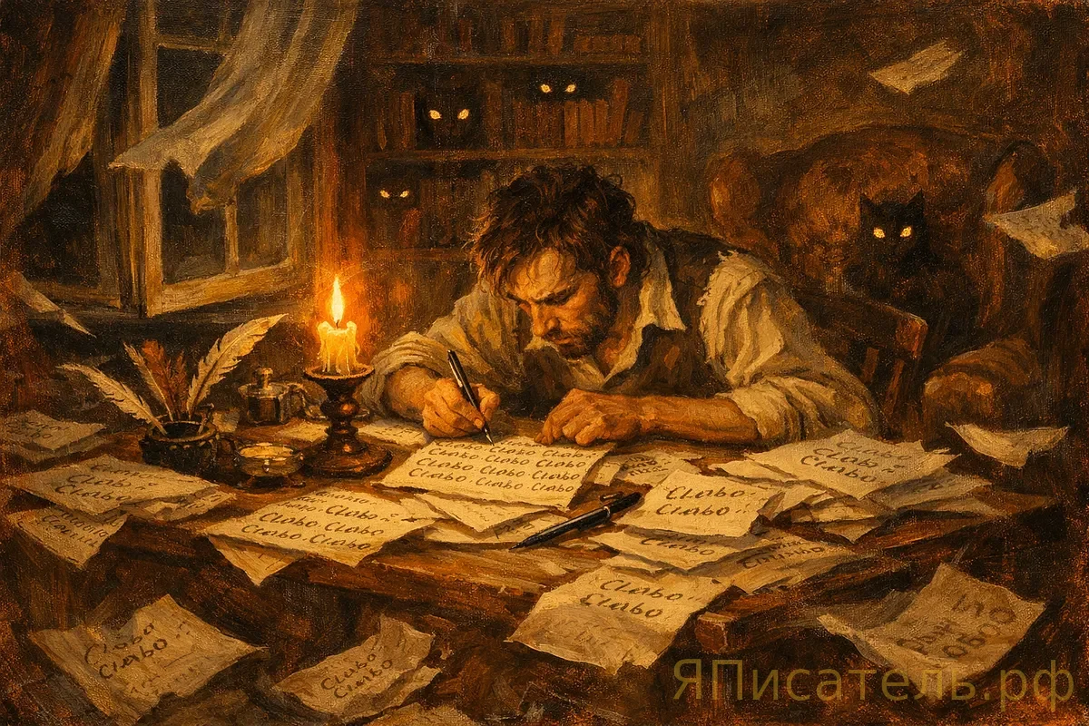 Слово-призрак: когда повторение становится ужасом