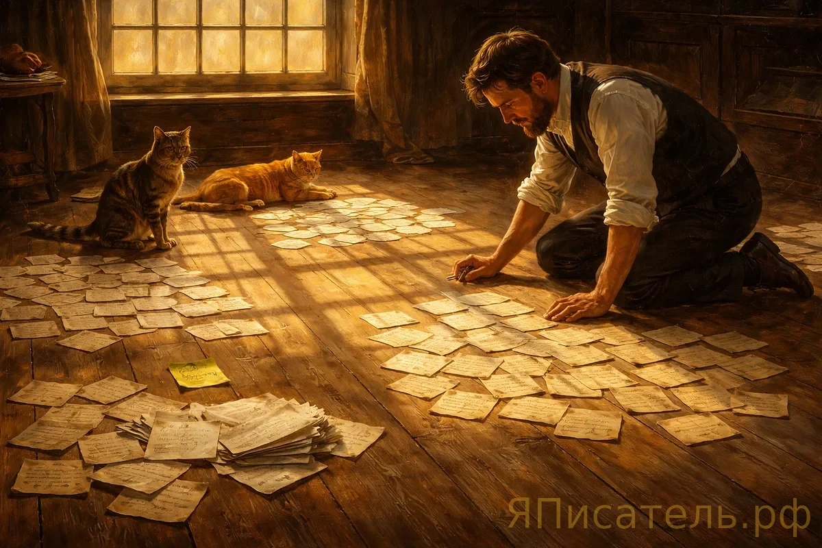 Редактирование с конца: черновик правят задом наперёд