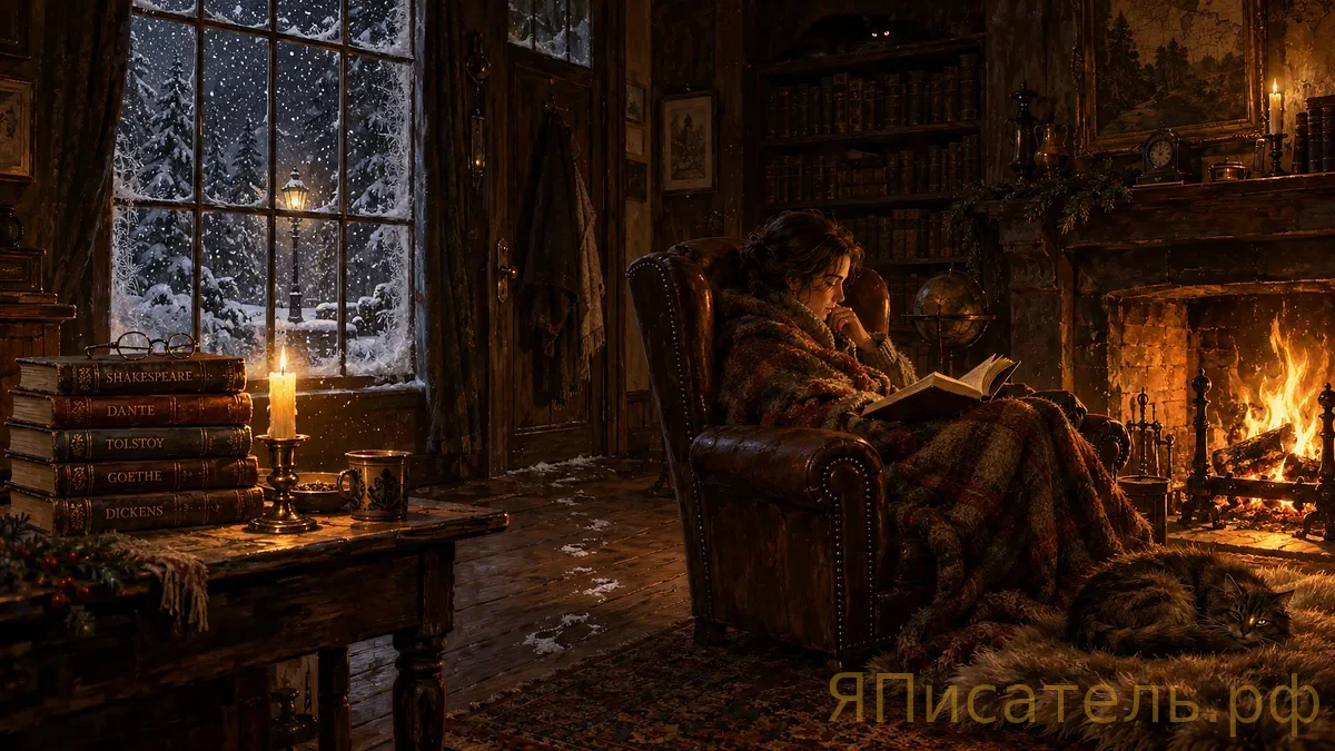 5 книг, которые лучше читать зимой под пледом: неожиданная подборка для холодных вечеров