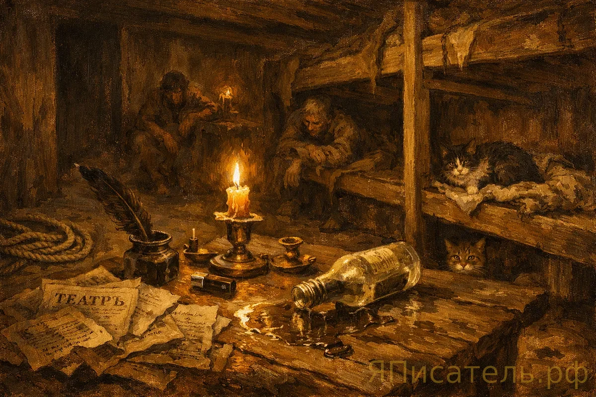 На дне: Утро после Актёра