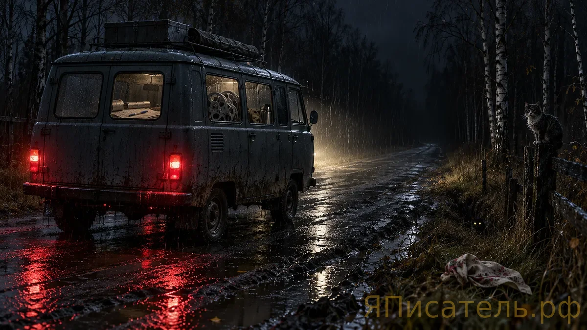 Поворот за молочной фермой