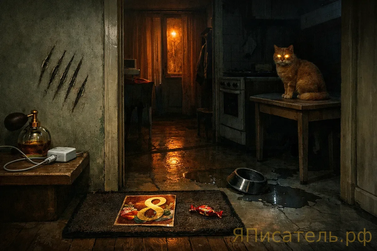 Пять полос на открытке