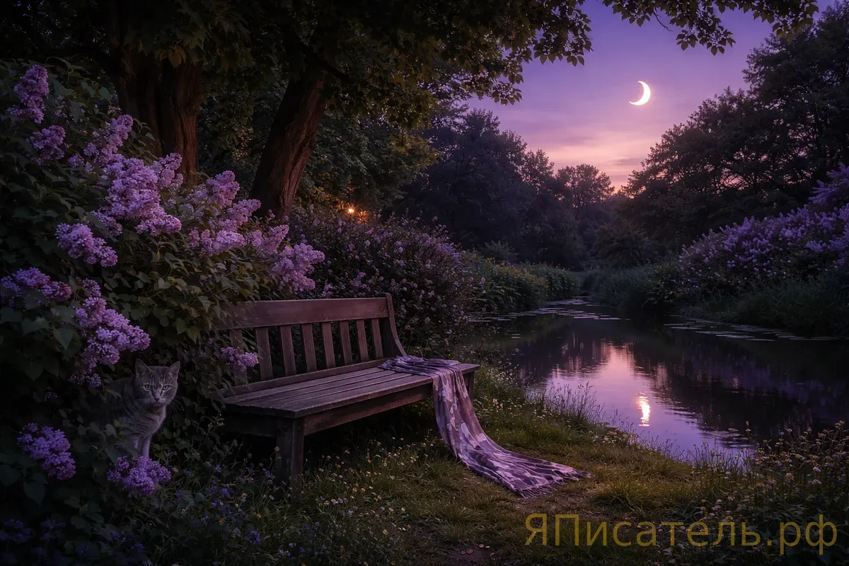 Вечерний сад — новое стихотворение в стиле Афанасия Фета