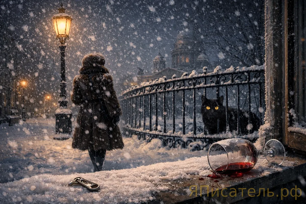 Снежная маска вечера