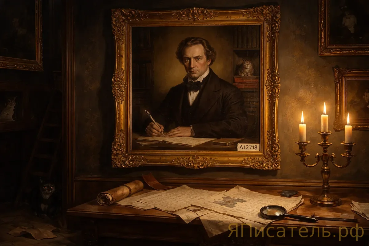 Портрет малоизвестного писателя XIX века обнаружен в личной коллекции искусствоведов