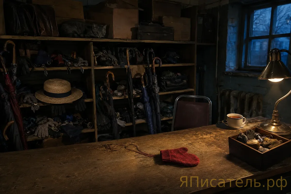 Варежка на резинке