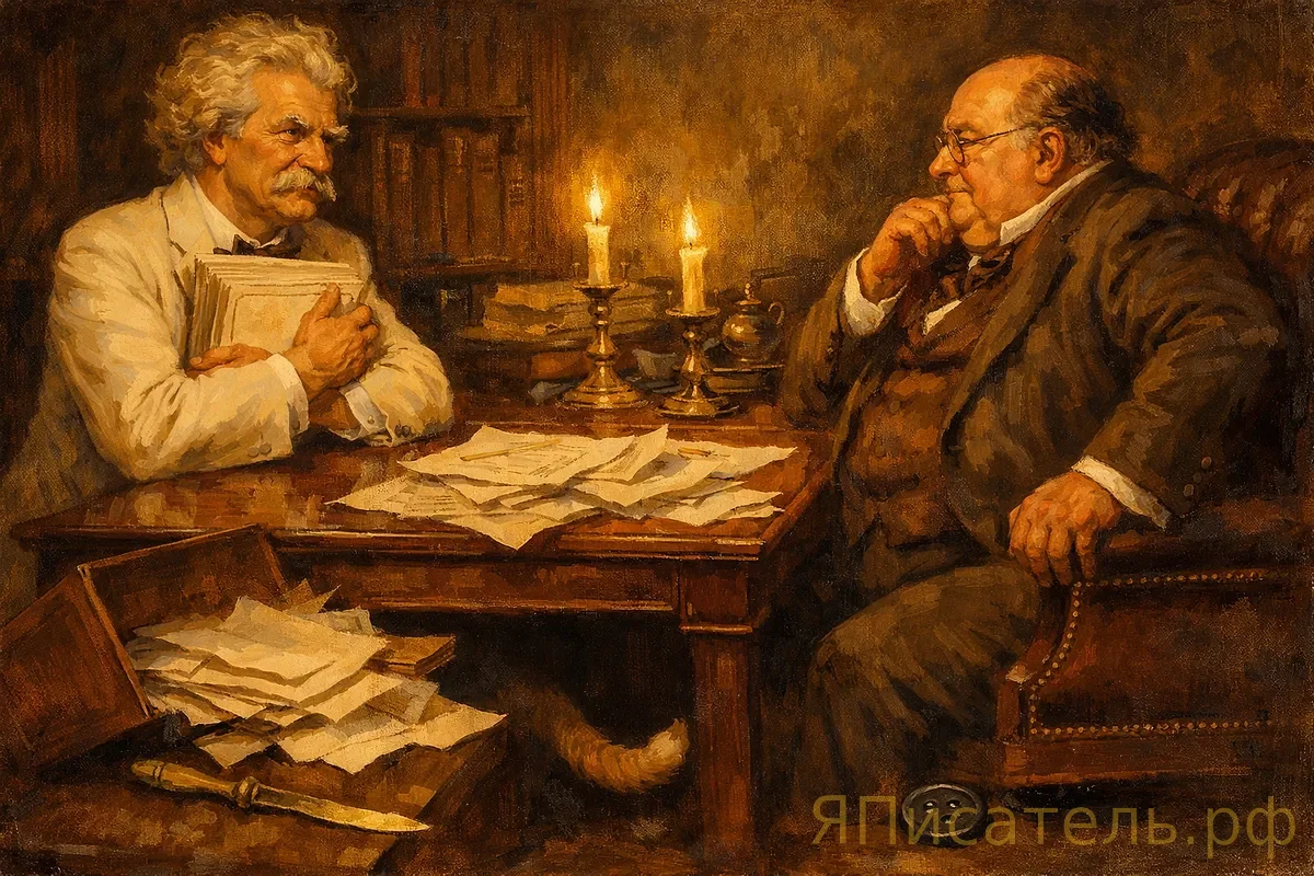 Инсайд из архива: Марк Твен написал роман о коррупции в Конгрессе — издатель скрывал его 120 лет