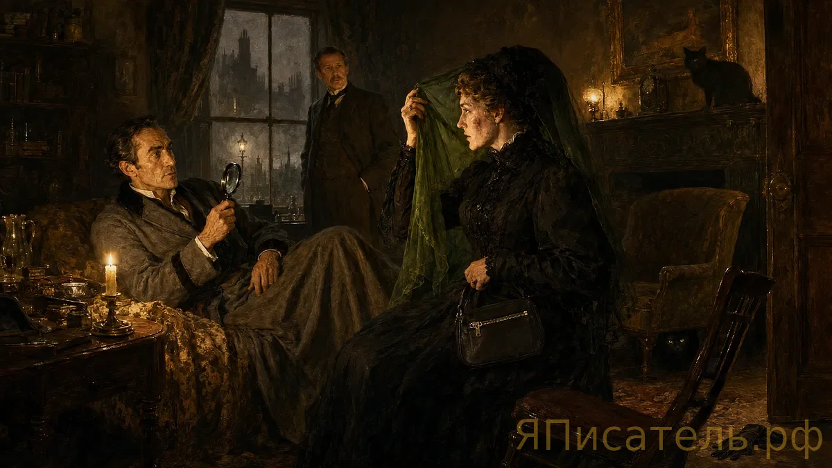 Приключение с зеленой вуалью: неизвестное дело Шерлока Холмса