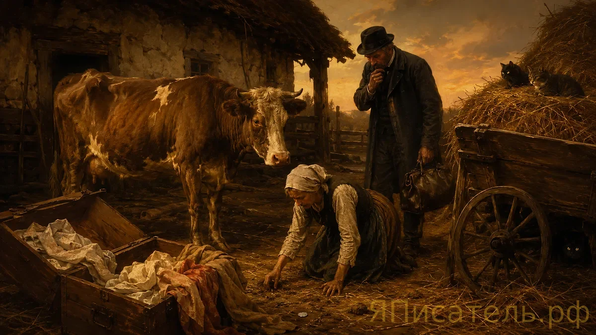 Корова, зубы и вся деревня