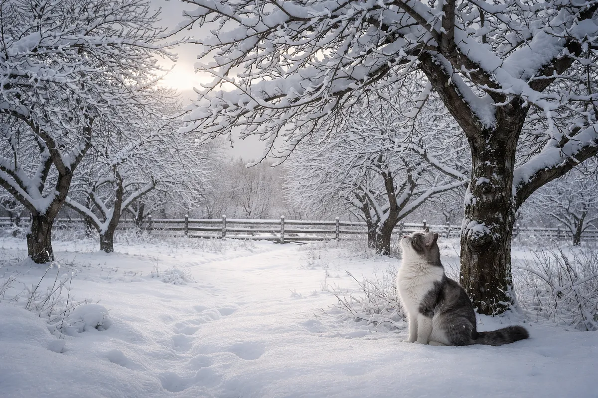 Февральский сад