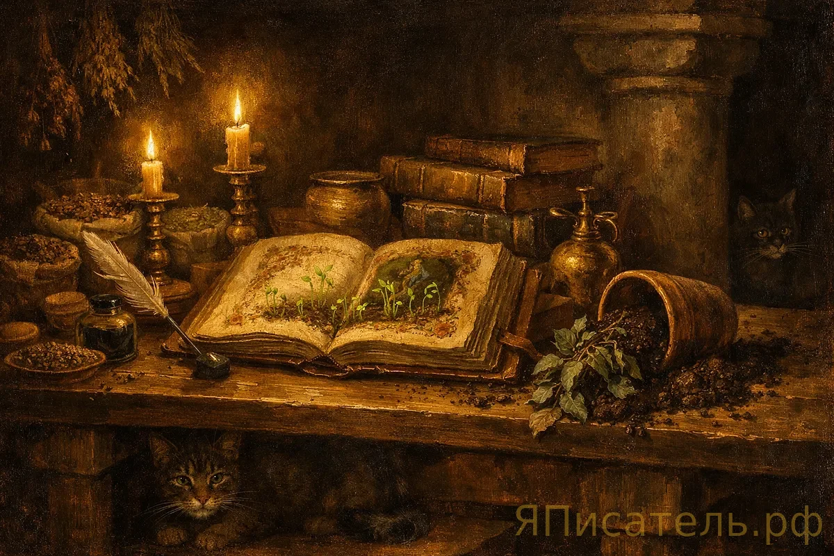 Португальский монастырь хранил «Живую книгу»: манускрипт XVI века с семенами, которые прорастают при чтении