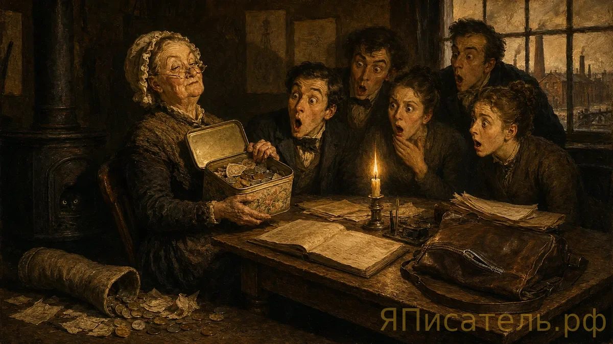 Заначка в валенке