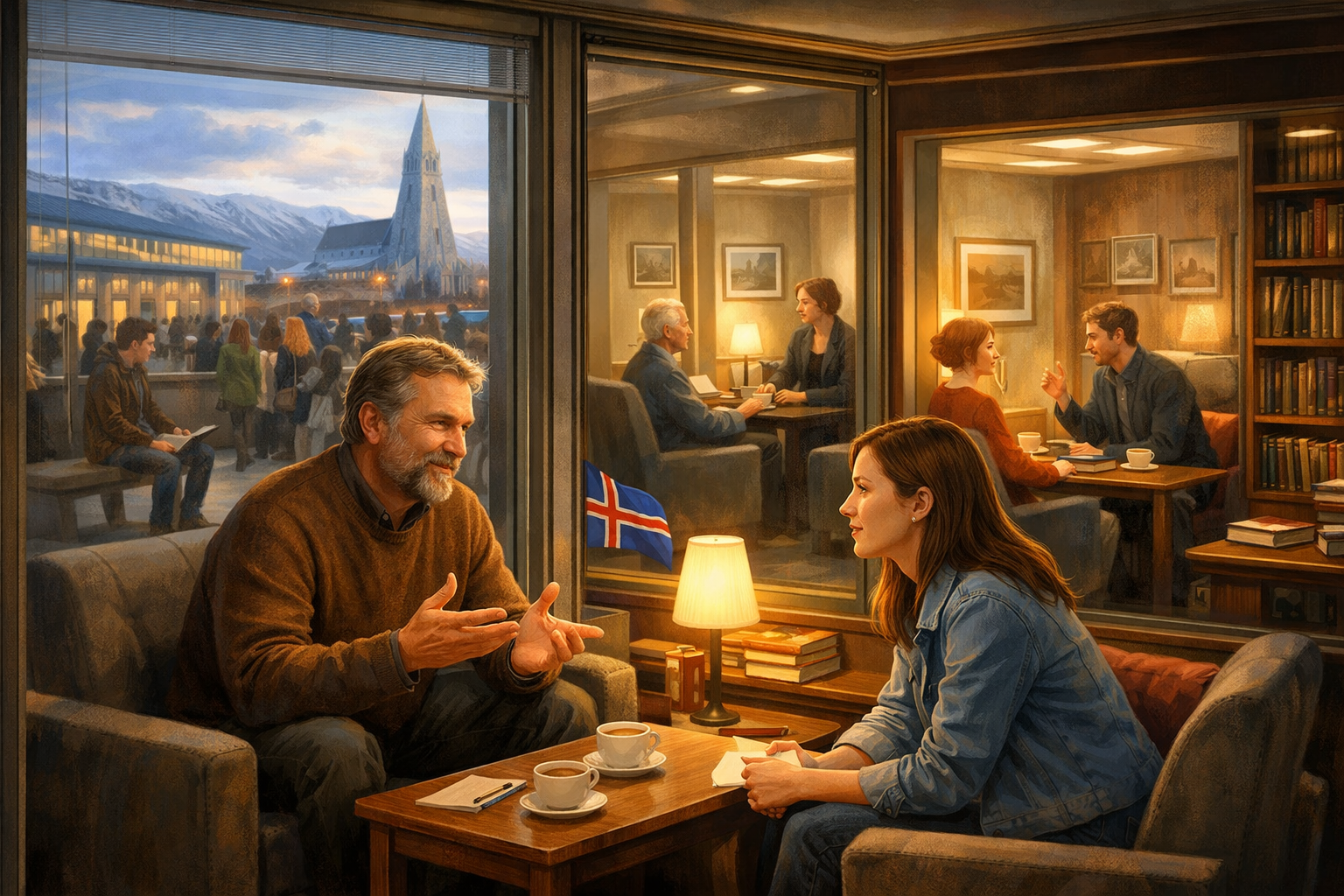 Исландская библиотека начала выдавать писателей напрокат вместо книг