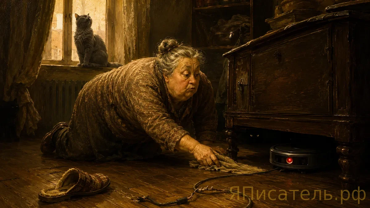 Робот, или Как я перед машиной полы намывала