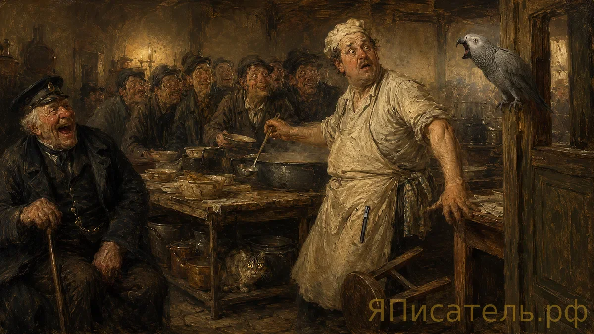 Кеша знает меню наперед