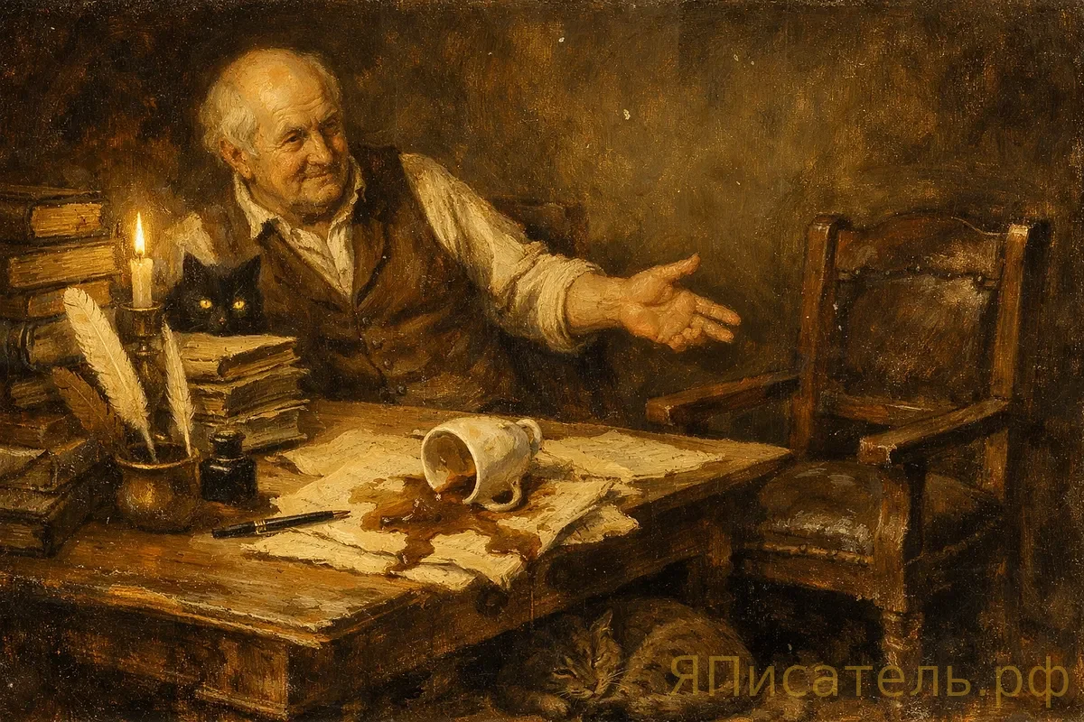 Приём «подменённого адресата»: герой говорит одному — а убеждает себя