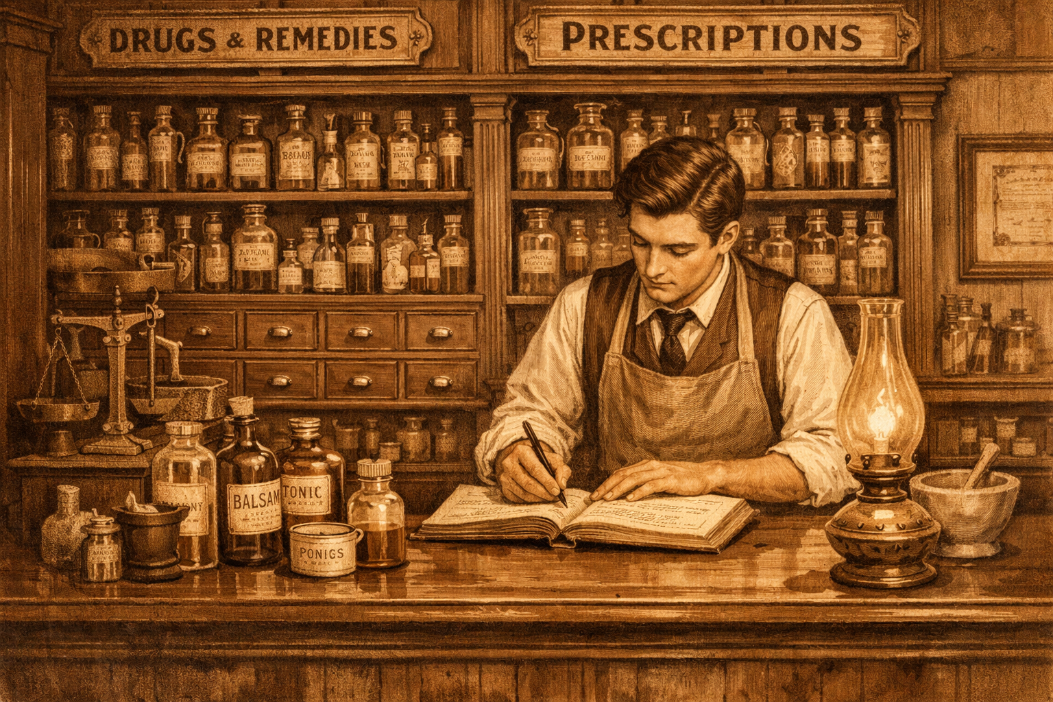 Аптекарь с пером