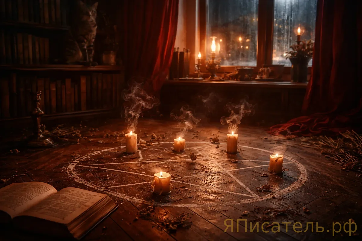 Мел на паркете