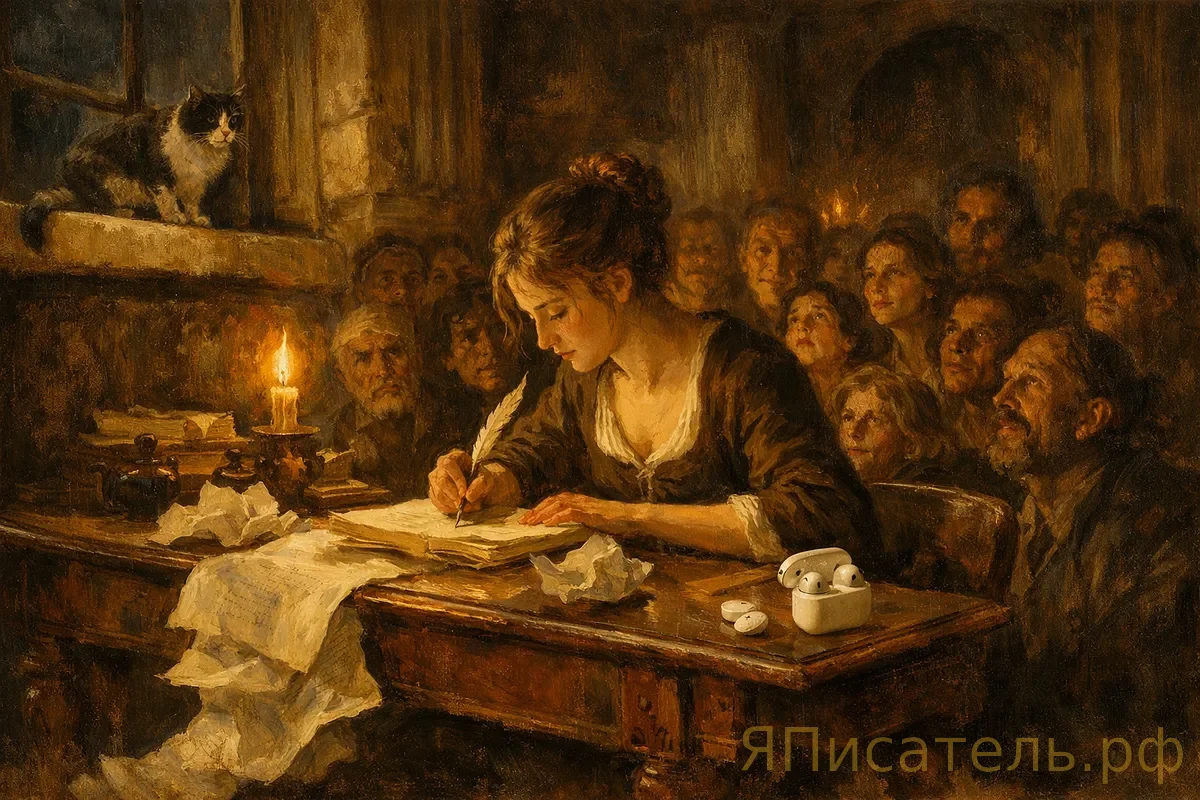 400 тысяч зрителей смотрели онлайн, как она пишет роман за 26 часов. Книга уже в магазинах