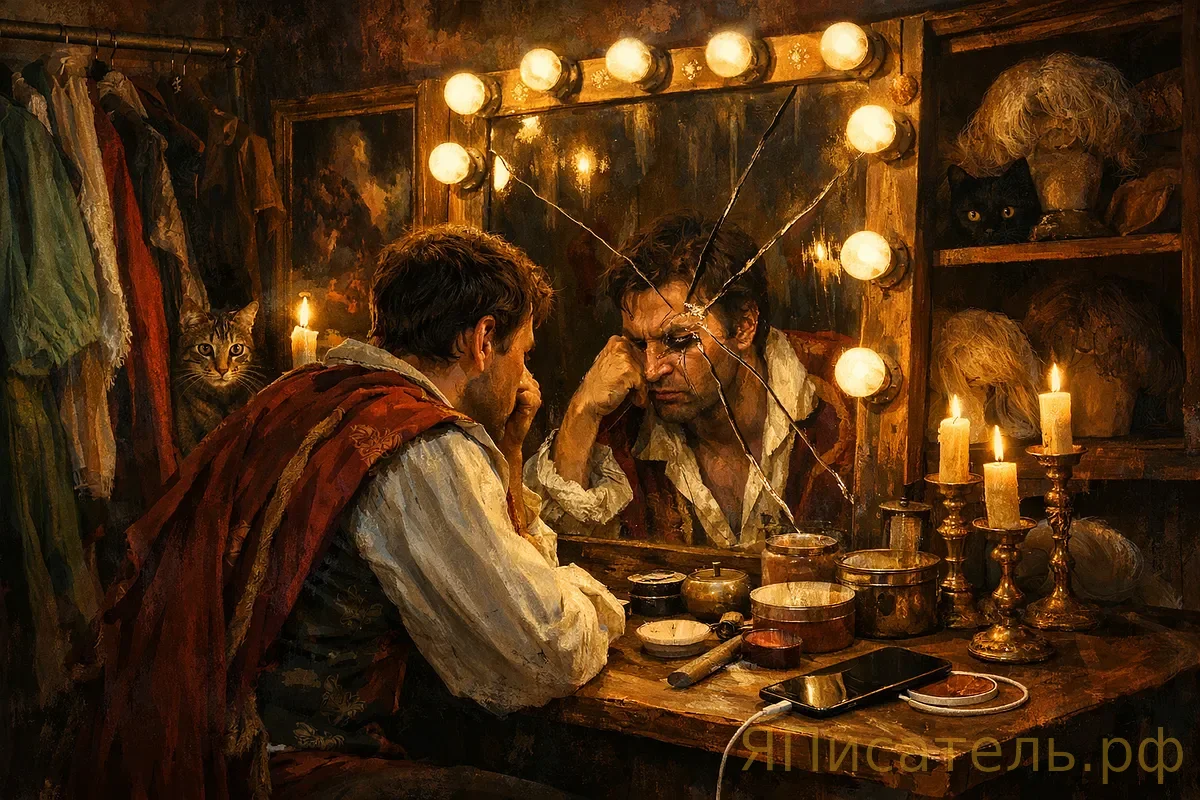 Масштаб конфликта в деталях внимания персонажа