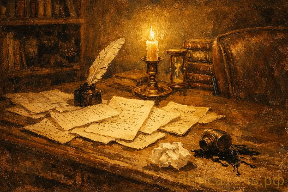 Диалог как зеркало характера: техника создания аутентичной речи персонажей